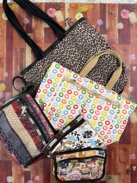 ���ӂ����߂ā�LeSportsac�����X�|�[�g�T�b�N �o�b�O���|�[�` 5�_�Z�b�g ���I�p�[�h�� �n�[�g�� ����1000�~�X�^�[�g �� �u�����h�� 