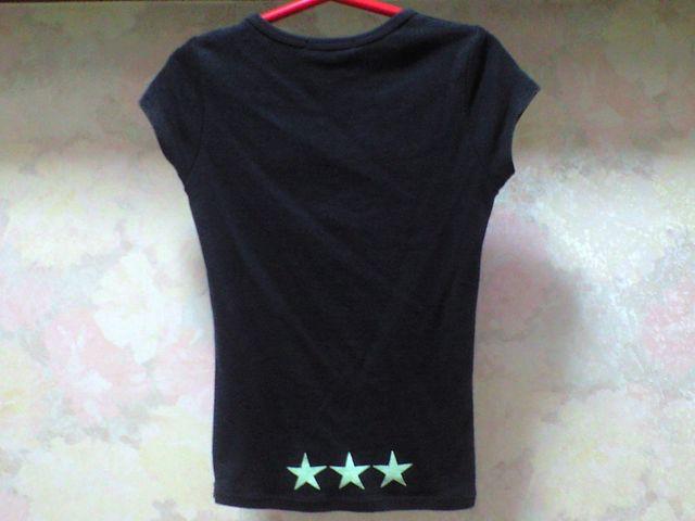 RONIプリントcute☆星ラメTシャツ黒:M(120〜130) < ブランド  RONIプリントcute☆星ラメTシャツ黒:M(120〜130) < ブランドの