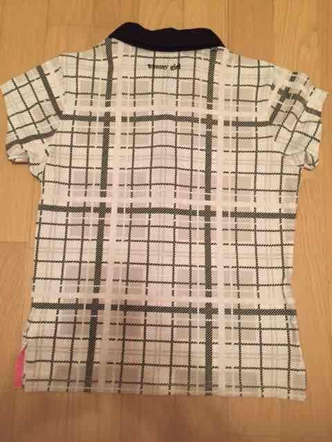 トミーガール チェックポロシャツ 黒×グレー×ピンク XS < ブランド  トミーガール チェックポロシャツ 黒×グレー×ピンク XS < ブランドの