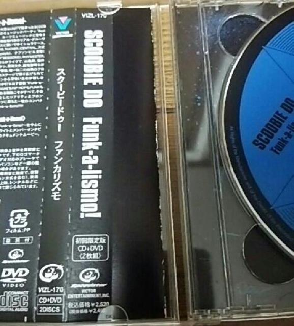 初回盤DVD付きCD SCOOBIE DO Funk-a-lismo! 帯あり スクービードゥー < タレントグッズ  初回盤DVD付きCD SCOOBIE DO Funk-a-lismo! 帯あり スクービードゥー < タレントグッズの