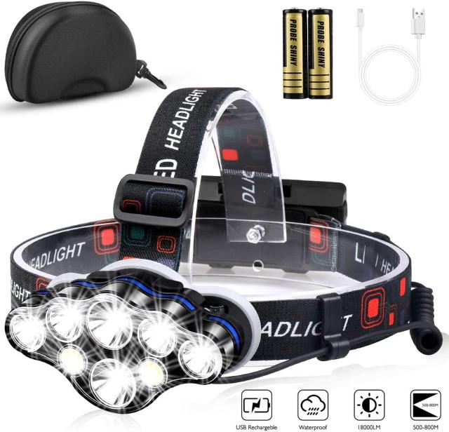 ヘッドライト LEDヘッドランプ 18000ルーメン 8 LED < レジャー/スポーツ ヘッドライト LEDヘッドランプ 18000ルーメン 8 LED < レジャー/スポーツの