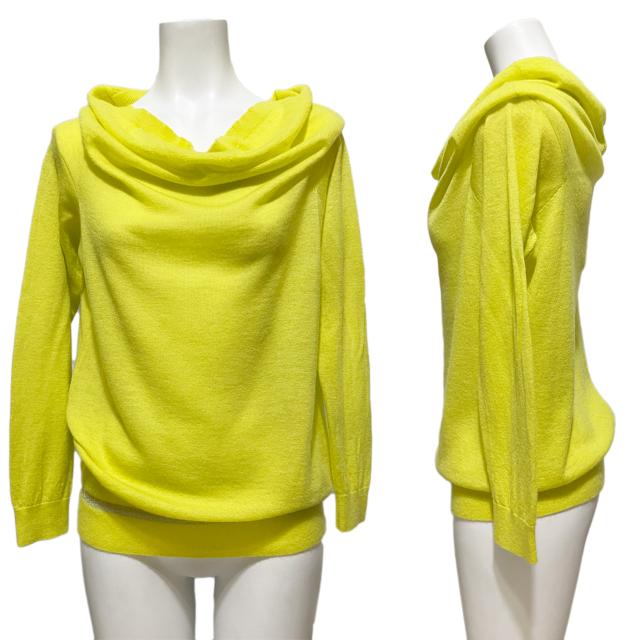 新品ピンコPINKOカシミア100%薄手セーター ネオンイエロー#M < 女性ファッション 新品ピンコPINKOカシミア100%薄手セーター ネオンイエロー#M < 女性ファッションの