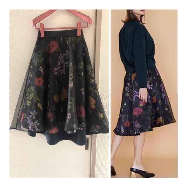 ユナイテッドTOKYO フラワープリントフレアスカート < ブランド  ユナイテッドTOKYO フラワープリントフレアスカート  < ブランドの