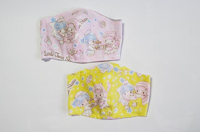 S14夏涼 【限定】★ お肌に優しい キキララ 接触冷感立体マスク (*^^*)ハンドメイド S < 女性ファッション  S14夏涼 【限定】★ お肌に優しい キキララ 接触冷感立体マスク (*^^*)ハンドメイド S < 女性ファッションの