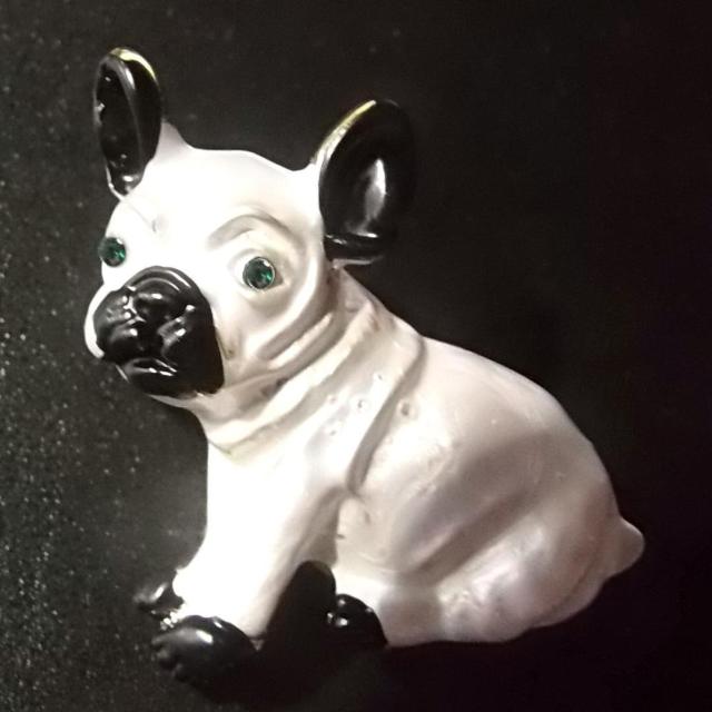 2個セット フレンチブルドッグ ブルドッグ 犬 バッジ ブローチ ピンバッジ ピンズ ラペルピン < 女性アクセサリー/時計  2個セット フレンチブルドッグ ブルドッグ 犬 バッジ ブローチ ピンバッジ ピンズ ラペルピン < 女性アクセサリー/時計の