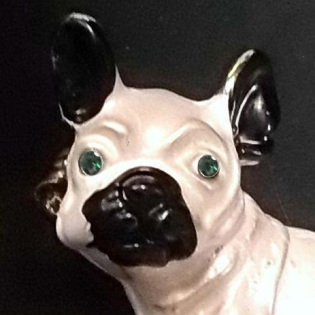 2個セット フレンチブルドッグ ブルドッグ 犬 バッジ ブローチ ピンバッジ ピンズ ラペルピン < 女性アクセサリー/時計  2個セット フレンチブルドッグ ブルドッグ 犬 バッジ ブローチ ピンバッジ ピンズ ラペルピン < 女性アクセサリー/時計の