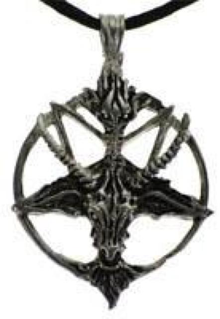 AzureGreen: Inverted Pentagram バフォメット < 女性アクセサリー/時計  AzureGreen: Inverted Pentagram バフォメット  < 女性アクセサリー/時計の