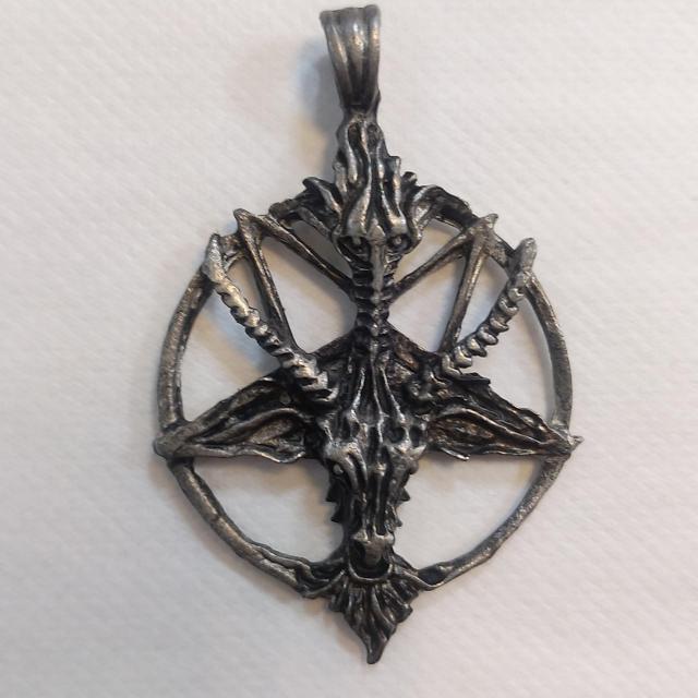 AzureGreen: Inverted Pentagram バフォメット < 女性アクセサリー/時計  AzureGreen: Inverted Pentagram バフォメット < 女性アクセサリー/時計の