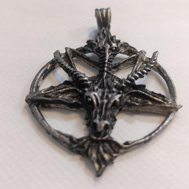 AzureGreen: Inverted Pentagram バフォメット < 女性アクセサリー/時計  AzureGreen: Inverted Pentagram バフォメット < 女性アクセサリー/時計の