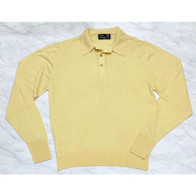 イギリス製Royal Oxbridge Clubメンズ高級ウールセーター#L < 男性ファッション  イギリス製Royal Oxbridge Clubメンズ高級ウールセーター#L  < 男性ファッションの
