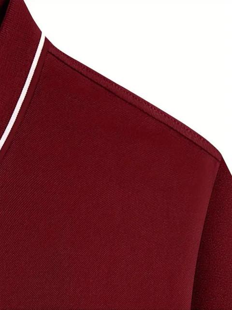 超お買い得1490円★メンズ カラー付きシャツ カルビンプリント、夏用  USAサイズM(日本サイズXL相当)ブルゴーニュ < 男性ファッション  超お買い得1490円★メンズ カラー付きシャツ カルビンプリント、夏用  USAサイズM(日本サイズXL相当)ブルゴーニュ < 男性ファッションの