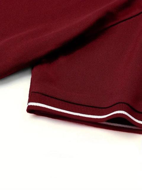 超お買い得1490円★メンズ カラー付きシャツ カルビンプリント、夏用  USAサイズM(日本サイズXL相当)ブルゴーニュ < 男性ファッション  超お買い得1490円★メンズ カラー付きシャツ カルビンプリント、夏用  USAサイズM(日本サイズXL相当)ブルゴーニュ < 男性ファッションの