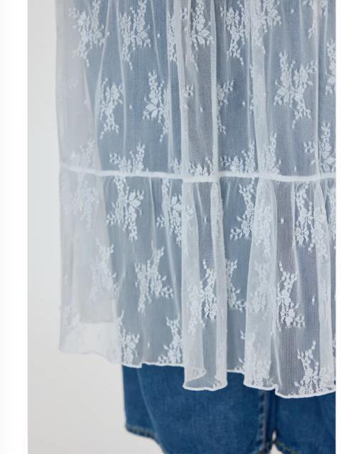 ロデオクラウンズ★ レースティアードスカート(オフホワイト) < ブランド ロデオクラウンズ★ レースティアードスカート(オフホワイト) < ブランドの