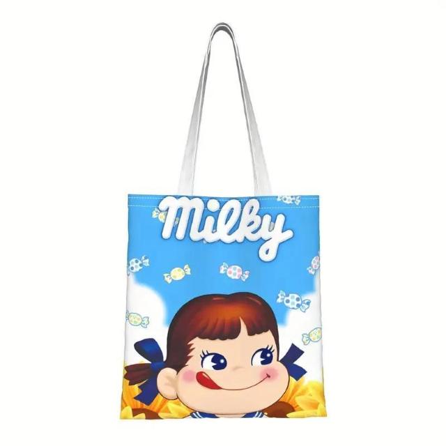 超お買い得1190円★ミルキー 可愛い カートゥーン キャンバス トートバッグ < 女性ファッション  超お買い得1190円★ミルキー 可愛い カートゥーン キャンバス トートバッグ < 女性ファッションの