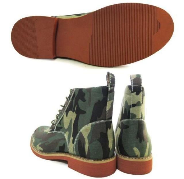 1円~C865新品AAAプレーントゥ/編上げブーツ25a迷彩柄♂ < 男性ファッション  1円~C865新品AAAプレーントゥ/編上げブーツ25a迷彩柄♂ < 男性ファッションの