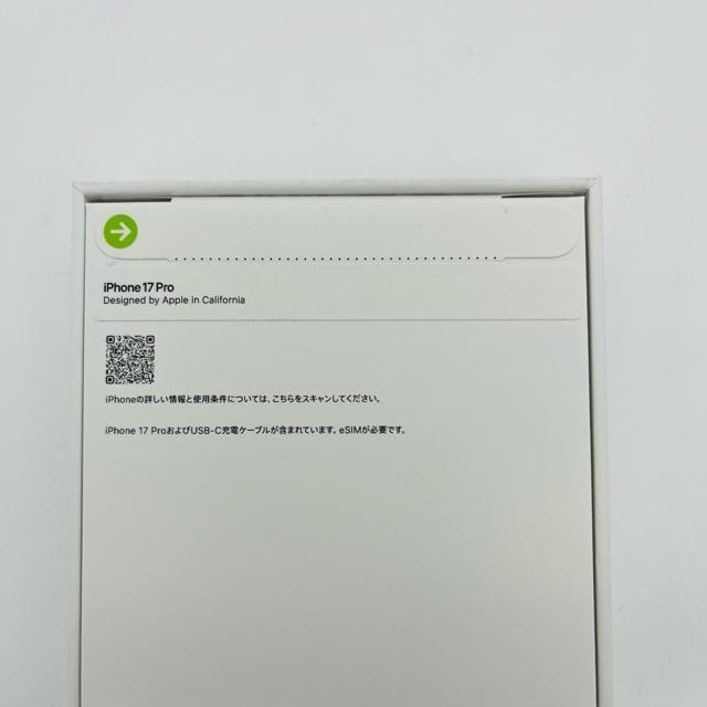 未開封 iPhone 17 Pro 256 GB SIMフリー シルバー 本体 < 家電/AV 未開封 iPhone 17 Pro 256 GB SIMフリー シルバー 本体 < 家電/AVの