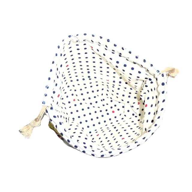 【底マチ幅が広い巾着】◆うさ耳ツインテール・レトロモダンガール◆カワグチミヤコ◆ < 女性ファッション 【底マチ幅が広い巾着】◆うさ耳ツインテール・レトロモダンガール◆カワグチミヤコ◆ < 女性ファッションの