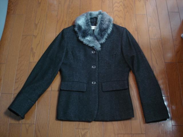 キャサリンロス ファー付きウールデザインジャケット★最終出品! < ブランド キャサリンロス ファー付きウールデザインジャケット★最終出品! < ブランドの