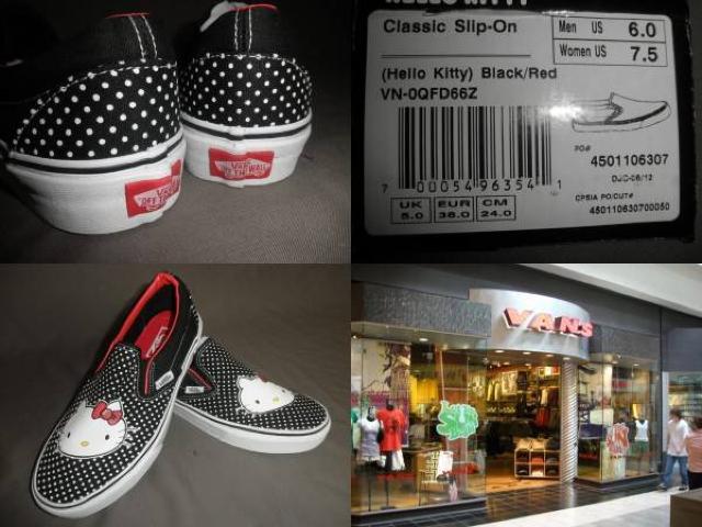 激レア US限定《Vans x Hello Kittyコラボ》ClassicSlipOn24.0a < ブランド  激レア US限定《Vans x Hello Kittyコラボ》ClassicSlipOn24.0a < ブランドの