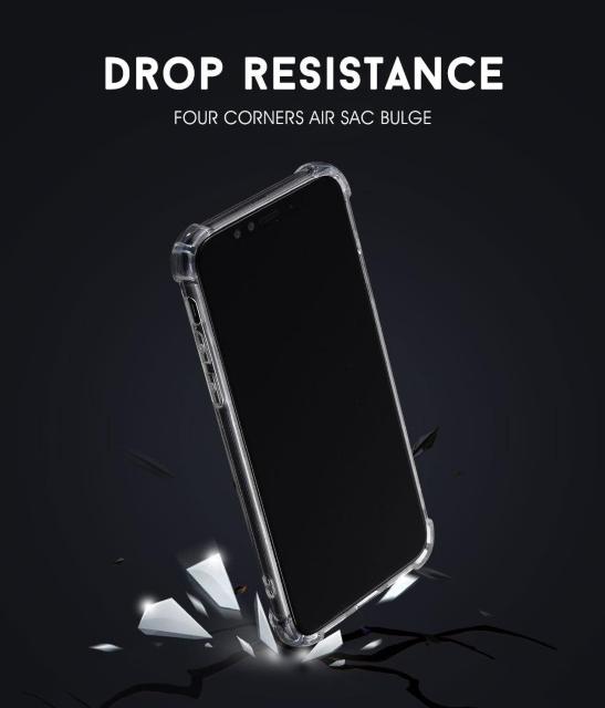 iphone Xs iphoneX �N���A �V���R�� �P�[�X �J�o�[