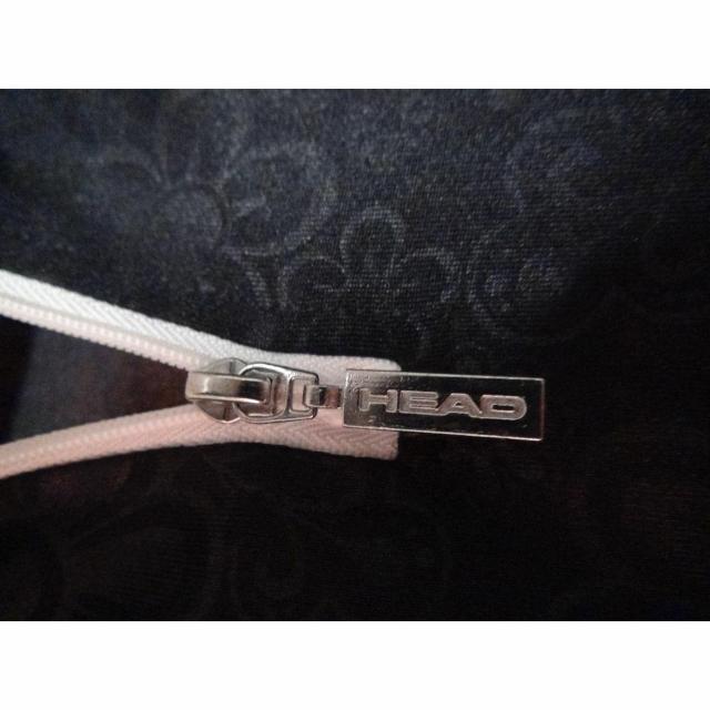 HEADのポロシャツ花柄 ハーフジップ ピンクロゴM)レディース ブラック !。 < 女性ファッション  HEADのポロシャツ花柄 ハーフジップ ピンクロゴM)レディース ブラック !。 < 女性ファッションの