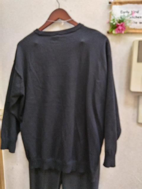 LL新品しまむら黒丸首ハイゲージ春ニット < ブランド LL新品しまむら黒丸首ハイゲージ春ニット < ブランドの