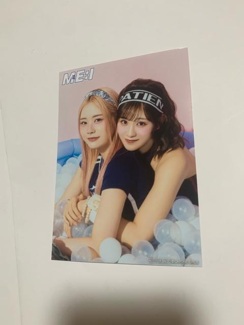 ME:I 佐々木心菜、石井蘭 Hi-Five セブンネット 生写真 ブロマイド < タレントグッズ ME:I 佐々木心菜、石井蘭 Hi-Five セブンネット 生写真 ブロマイド < タレントグッズの