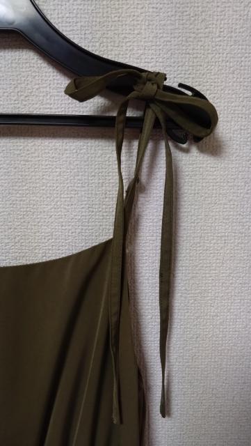RD★ルージュディアマン★キャミワンピ☆Sサイズ☆カーキ☆リボン☆ < 女性ファッション  RD★ルージュディアマン★キャミワンピ☆Sサイズ☆カーキ☆リボン☆ < 女性ファッションの