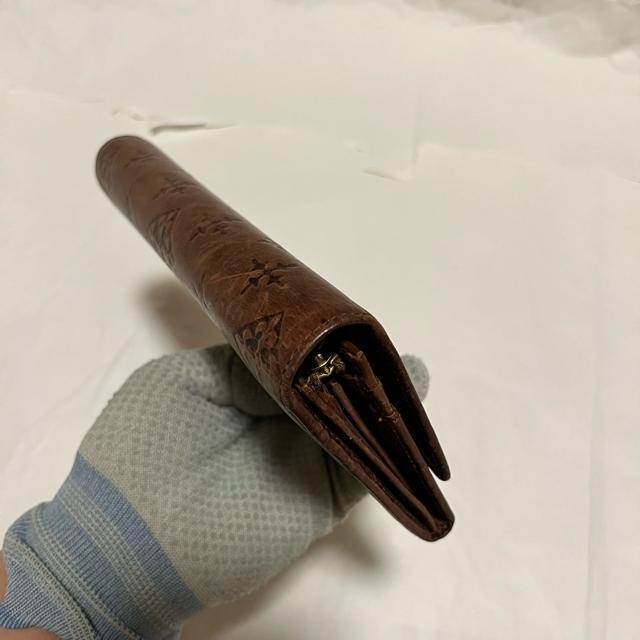russet ラシット モノグラム 型押し レザー 長財布 ダークブラウン 牛革 < ブランド russet ラシット モノグラム 型押し レザー 長財布 ダークブラウン 牛革 < ブランドの