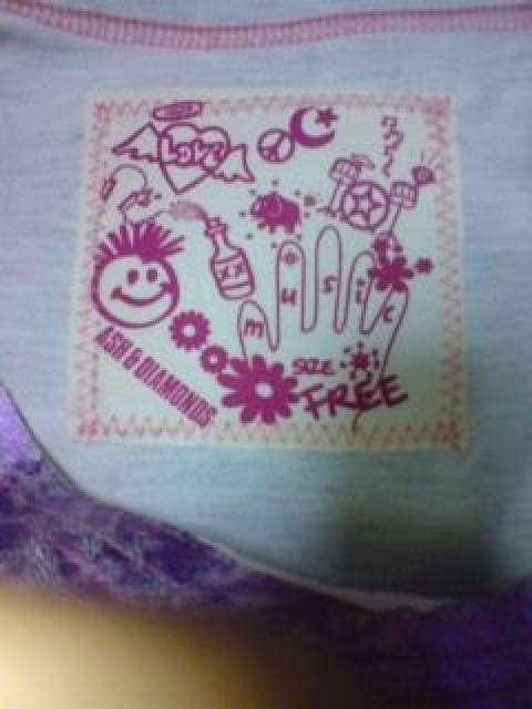 アッシュ&ダイヤモンドTシャツ ホットピンク箔プリント新品 < ブランド アッシュ&ダイヤモンドTシャツ ホットピンク箔プリント新品 < ブランドの