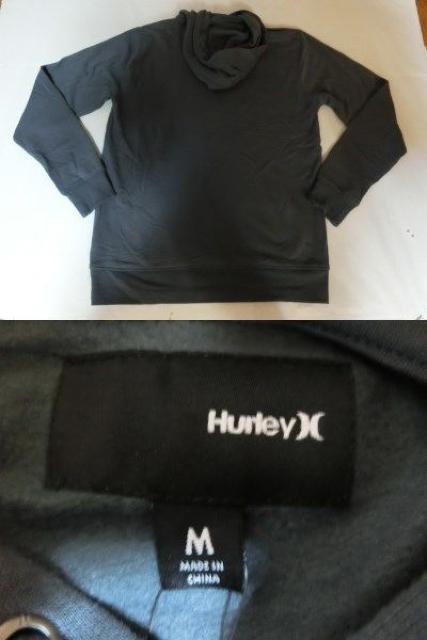 USA購入【hurley】ロゴプリント プルオーバー パーカーUS M 濃灰 < ブランド  USA購入【hurley】ロゴプリント プルオーバー パーカーUS M 濃灰 < ブランドの