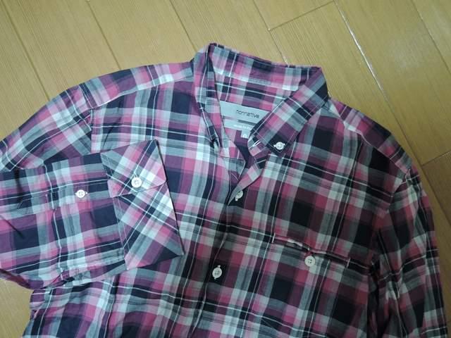 ノンネイティブnonnative7分丈チェックシャツ0薄手 < ブランド ノンネイティブnonnative7分丈チェックシャツ0薄手 < ブランドの