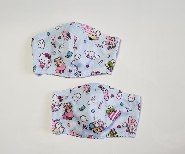 S15夏 サンリオ 【期間限定】★ 接触冷感立体マスク 2枚set(*^^*)(*^^*)ハンドメイド < 女性ファッション  S15夏 サンリオ 【期間限定】★ 接触冷感立体マスク 2枚set(*^^*)(*^^*)ハンドメイド  < 女性ファッションの