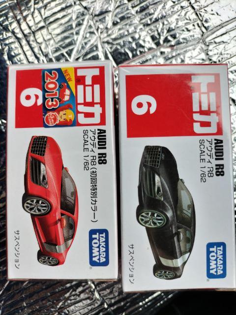 トミカ 旧8 アウディR8 初回箱と初回特別 2個セット 未開封 新品 限定 < ホビー  トミカ 旧8 アウディR8 初回箱と初回特別 2個セット 未開封 新品 限定  < ホビーの