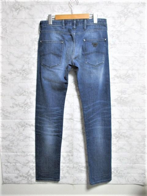 ☆EMPORIO ARMANI エンポリオ アルマーニ イーグルバッチ デニム パンツ ストレッチ ジーンズ/メンズ/30☆新品 < ブランド  ☆EMPORIO ARMANI エンポリオ アルマーニ イーグルバッチ デニム パンツ ストレッチ ジーンズ/メンズ/30☆新品 < ブランドの