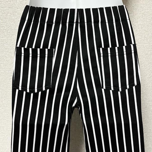 【新品/S】ストライプ柄7分丈レギパン < 女性ファッション 【新品/S】ストライプ柄7分丈レギパン < 女性ファッションの