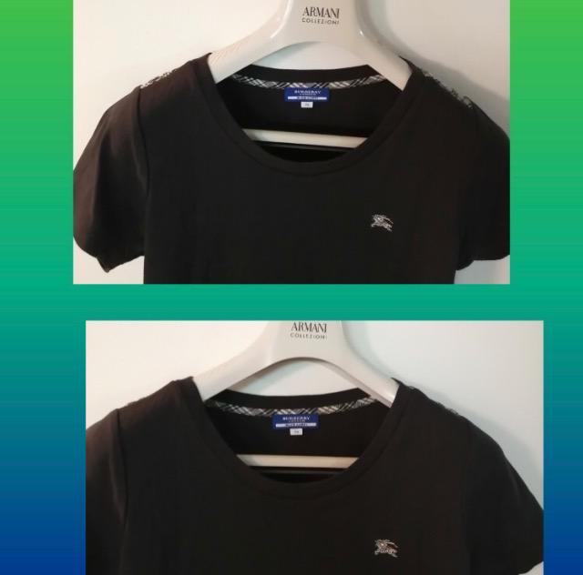 ★特価★品薄★バーバリーブルーレーベル半袖Tシャツ美品ブラックMワンポイントロゴ  BURBERRY < 女性ファッション  ★特価★品薄★バーバリーブルーレーベル半袖Tシャツ美品ブラックMワンポイントロゴ  BURBERRY < 女性ファッションの