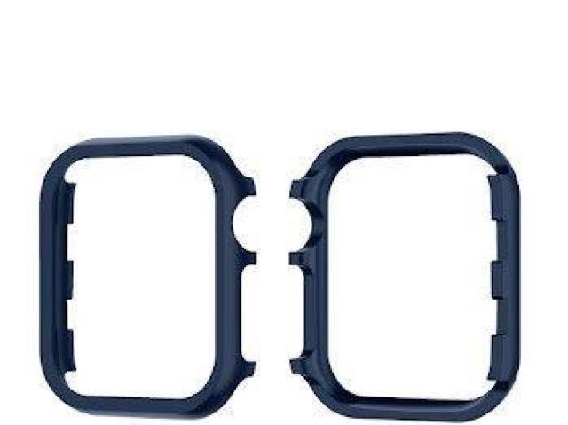 アップル ウォッチ 文字盤 メタルフレーム カバー ネイビー < 男性アクセサリー/時計 アップル ウォッチ 文字盤 メタルフレーム カバー ネイビー < 男性アクセサリー/時計の