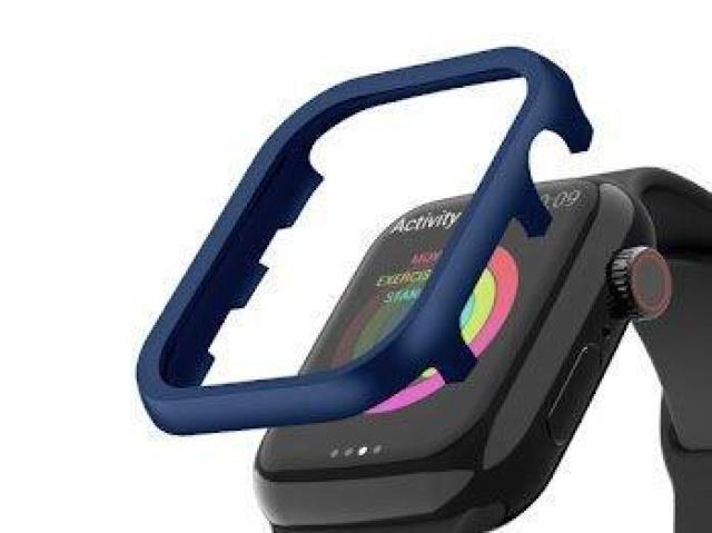 アップル ウォッチ 文字盤 メタルフレーム カバー ネイビー < 男性アクセサリー/時計 アップル ウォッチ 文字盤 メタルフレーム カバー ネイビー < 男性アクセサリー/時計の