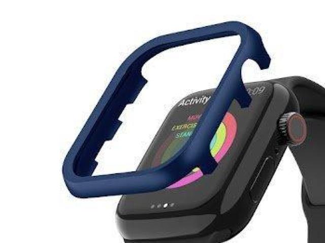 アップル ウォッチ 文字盤 メタルフレーム カバー ネイビー < 男性アクセサリー/時計 アップル ウォッチ 文字盤 メタルフレーム カバー ネイビー < 男性アクセサリー/時計の