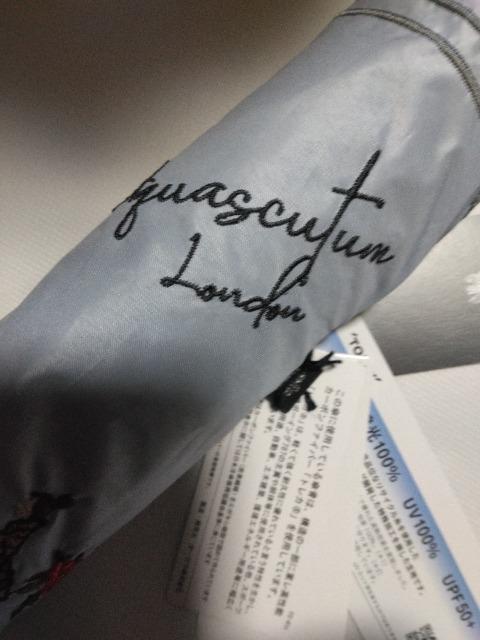 新品アクアスキュータム晴雨兼用折り畳み傘ロンドンガールストーリー刺繍15400円 < ブランド 新品アクアスキュータム晴雨兼用折り畳み傘ロンドンガールストーリー刺繍15400円 < ブランドの