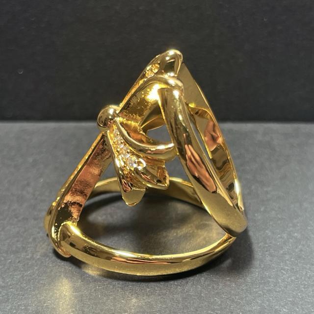 クロス インフィニティ ゴールド クリアストーン 指輪 リング silver925 限定カラー 高品質 刻印入り 22号 < 男性アクセサリー/時計 クロス インフィニティ ゴールド クリアストーン 指輪 リング silver925 限定カラー 高品質 刻印入り 22号 < 男性アクセサリー/時計の