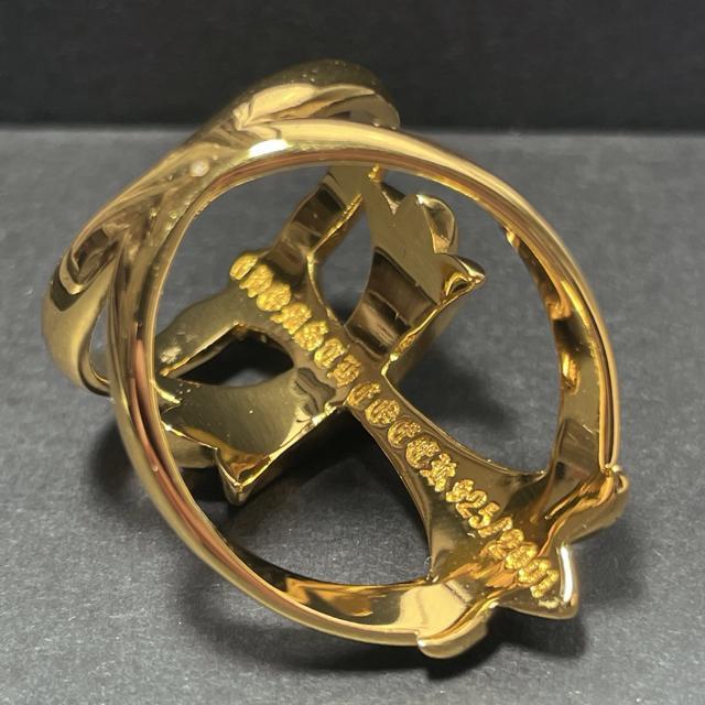 クロス インフィニティ ゴールド クリアストーン 指輪 リング silver925 限定カラー 高品質 刻印入り 22号 < 男性アクセサリー/時計 クロス インフィニティ ゴールド クリアストーン 指輪 リング silver925 限定カラー 高品質 刻印入り 22号 < 男性アクセサリー/時計の