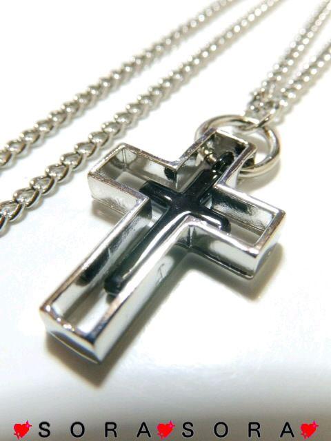【嵐.櫻井翔愛用】ダブルクロスネックレス < 男性アクセサリー/時計 【嵐.櫻井翔愛用】ダブルクロスネックレス < 男性アクセサリー/時計の