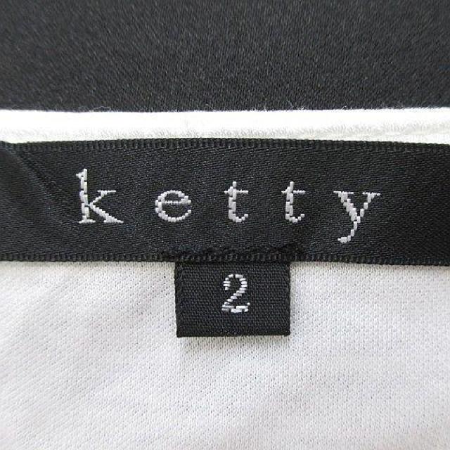 KETTY 長袖 Tシャツ カットソー ビーズ 透け感 あり < 女性ファッション  KETTY 長袖 Tシャツ カットソー ビーズ 透け感 あり < 女性ファッションの