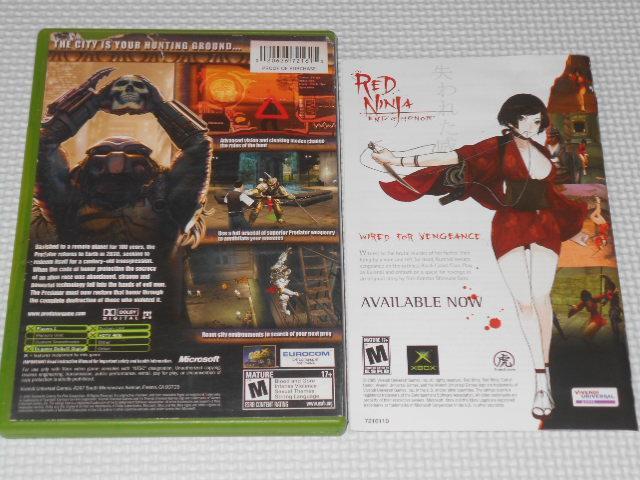 xbox★PREDATOR CONCRETE JINGLE. 海外版 北米版 表紙傷み < ゲーム本体/ソフト  xbox★PREDATOR CONCRETE JINGLE. 海外版 北米版 表紙傷み < ゲーム本体/ソフトの