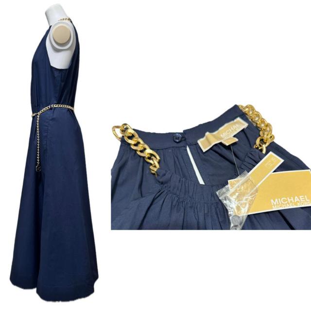 新品マイケルコースMICHAEL KORSホルターネックコットンロング < ブランド 新品マイケルコースMICHAEL KORSホルターネックコットンロング < ブランドの