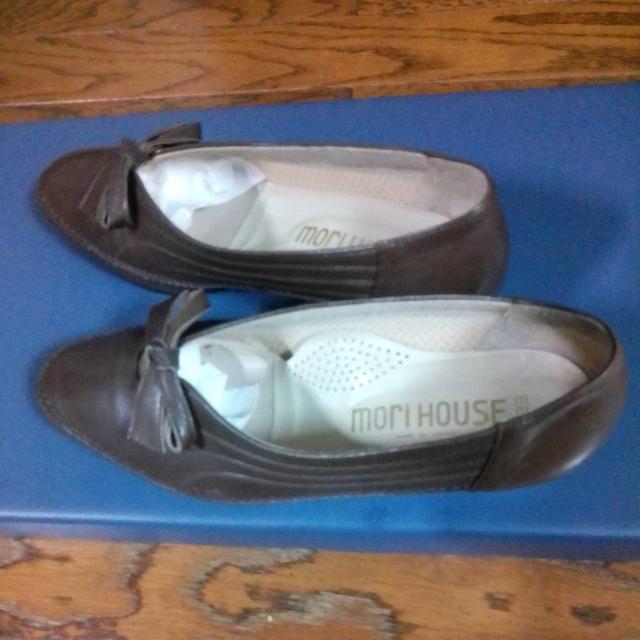 ブラウン 24.5cmEEE 美品 日本製 mori HOUSE < 女性ファッション ブラウン 24.5cmEEE 美品 日本製 mori HOUSE < 女性ファッションの