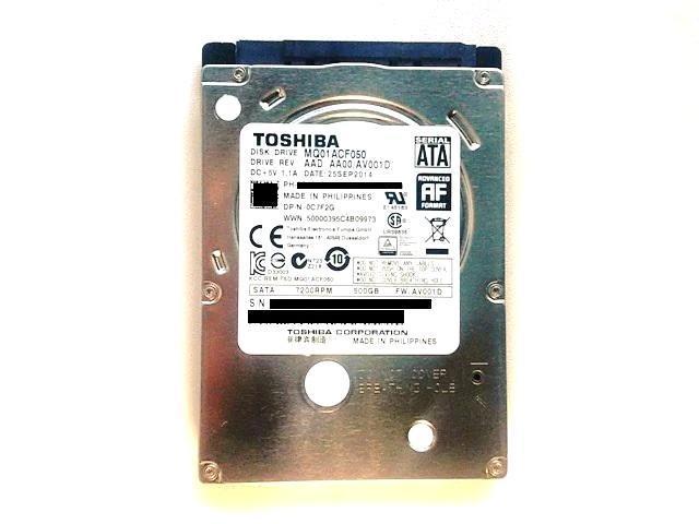 HDD TOSHIBA MQ01ACF050 500GB SATA   PC{/Ӌ@ 