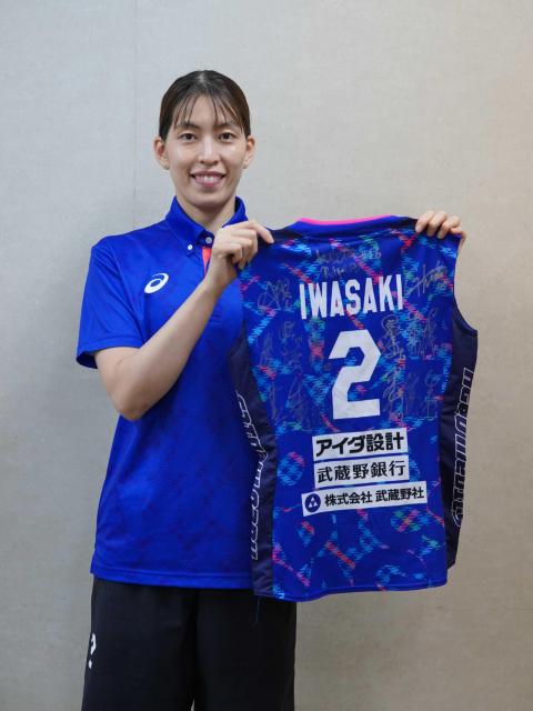 埼玉上尾メディックス　サイン入りユニフォーム 埼玉上尾メディックス 所属選手の直筆サイン入りユニフォーム（着用